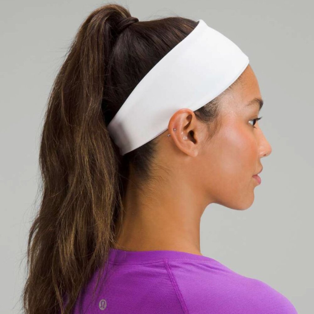 Lululemon White Headband - Picture 2 of 6